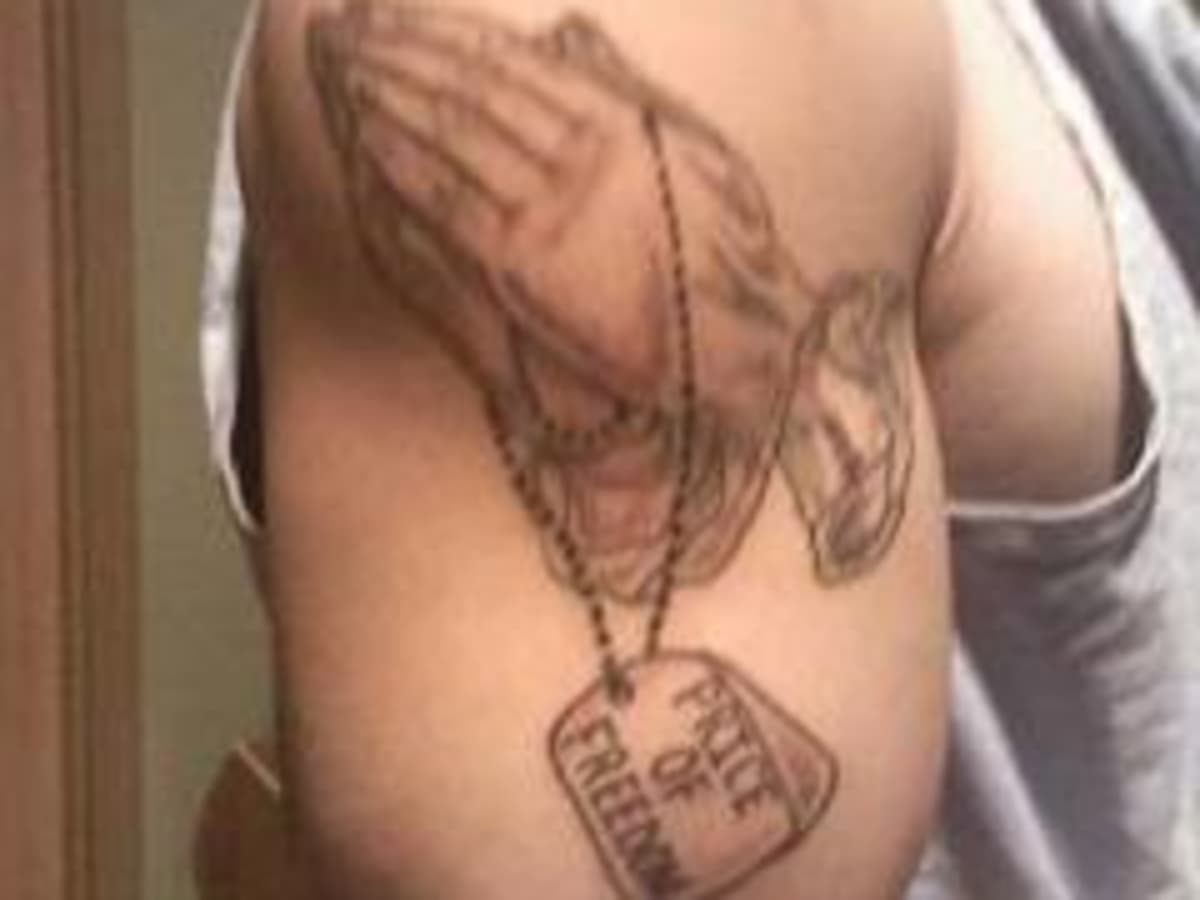 tattoos for men praying hands 0023