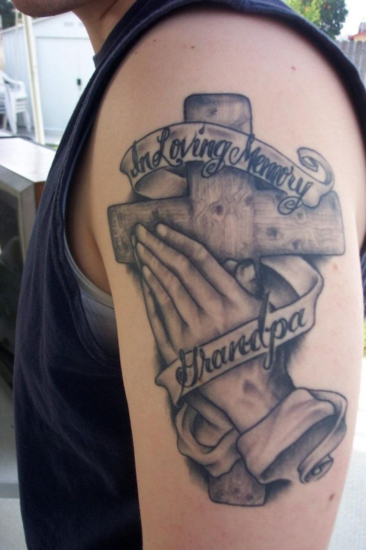 tattoos for men praying hands 0028