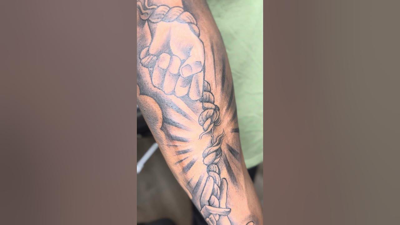 tattoos for men praying hands 0036