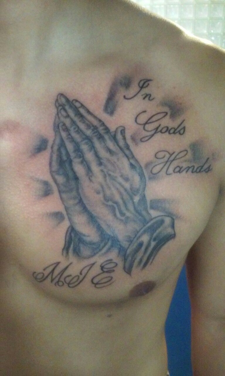 tattoos for men praying hands 0049