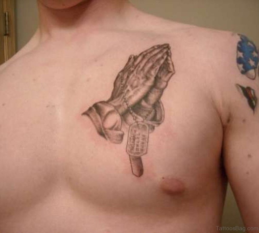 tattoos for men praying hands 0050