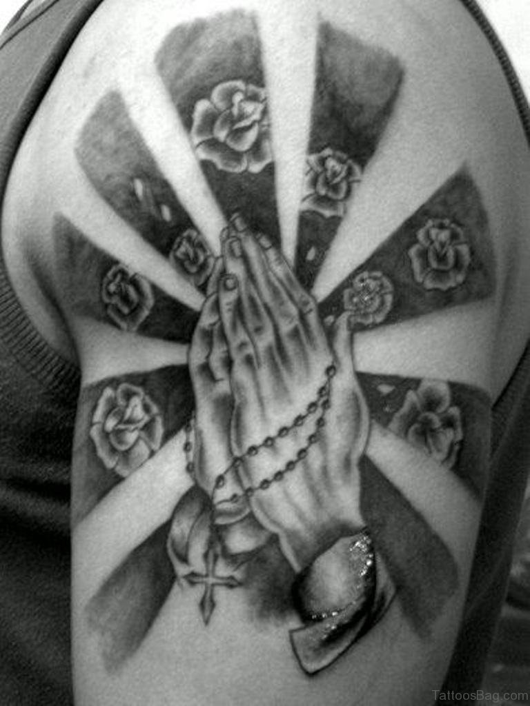 tattoos for men praying hands 0070