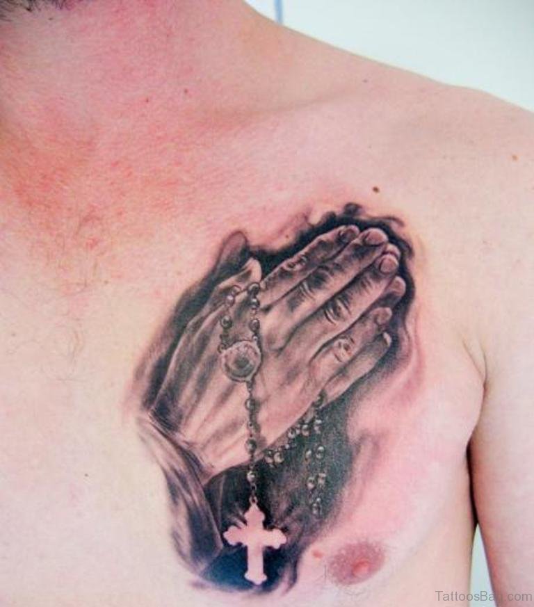 tattoos for men praying hands 0081