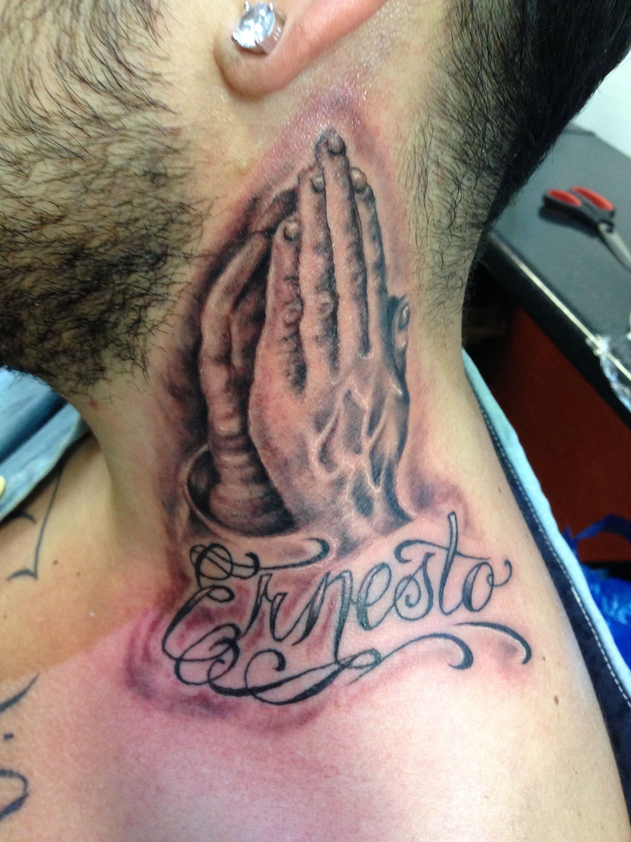 tattoos for men praying hands 0088