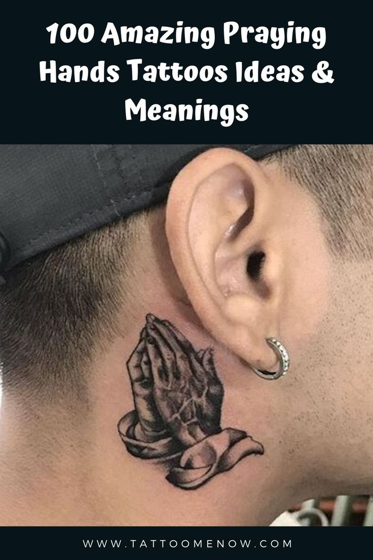 tattoos for men praying hands 0091