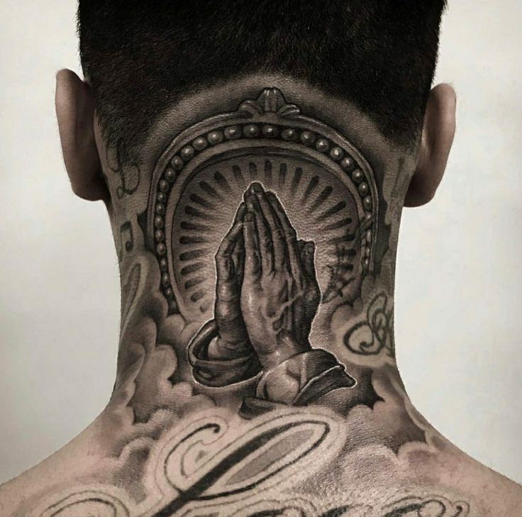 tattoos for men praying hands 0095