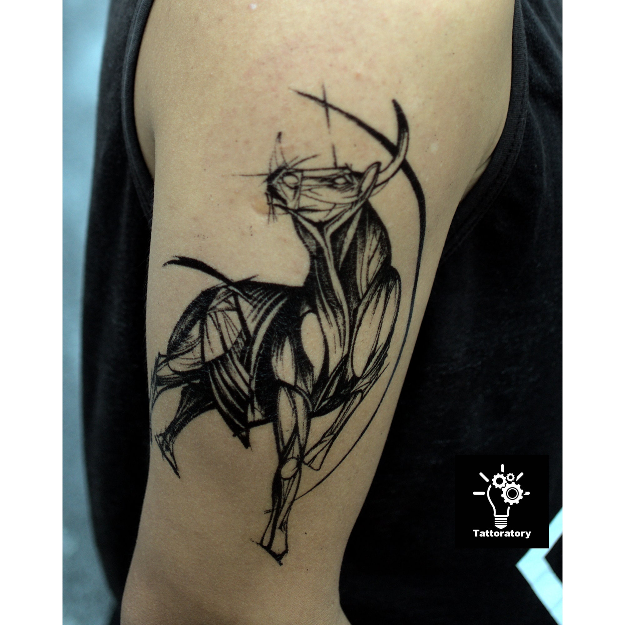 Taurus tattoos for men 0012