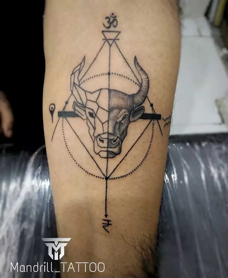 Taurus tattoos for men 0039