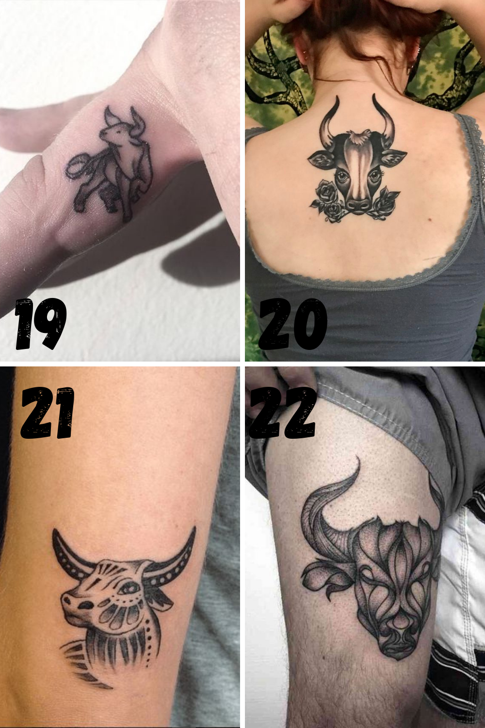 Taurus tattoos for men 0040