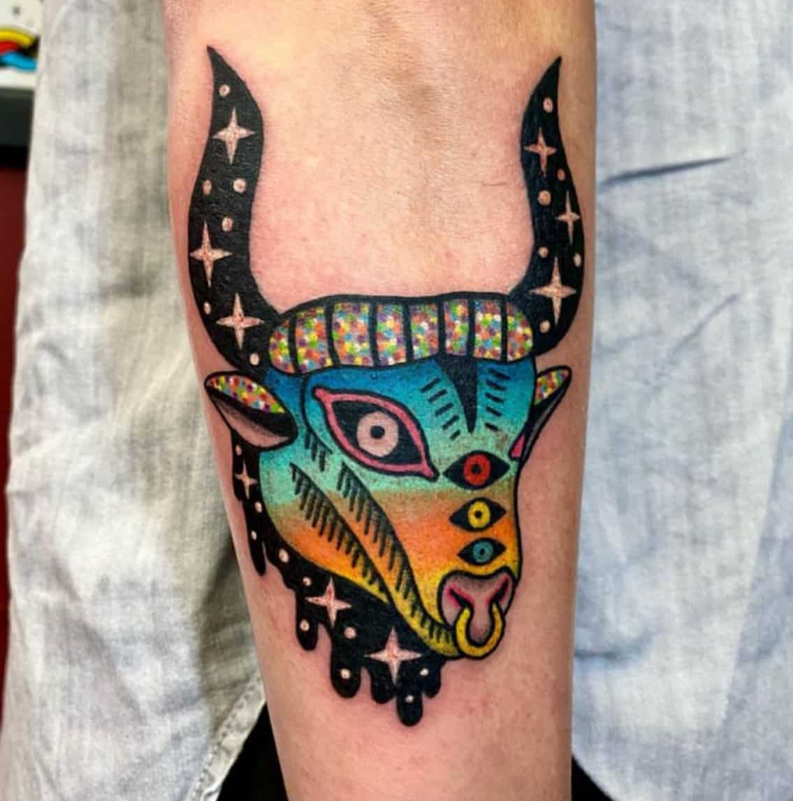 Taurus tattoos for men 0046