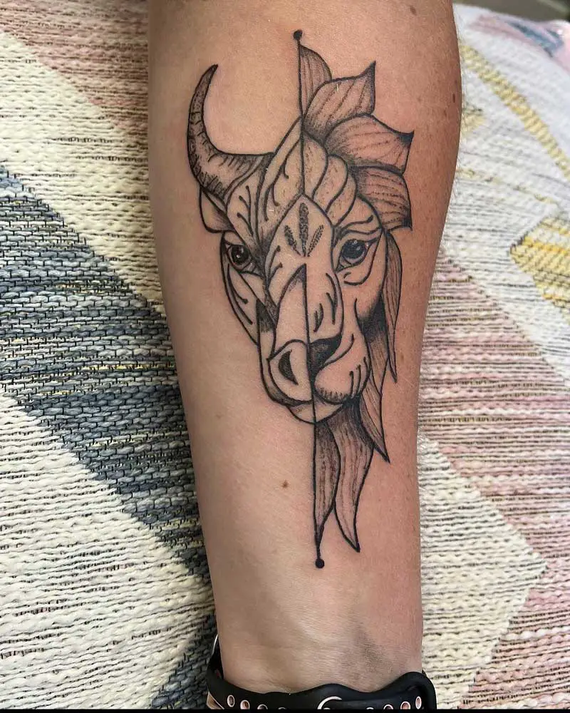 Taurus tattoos for men 0052