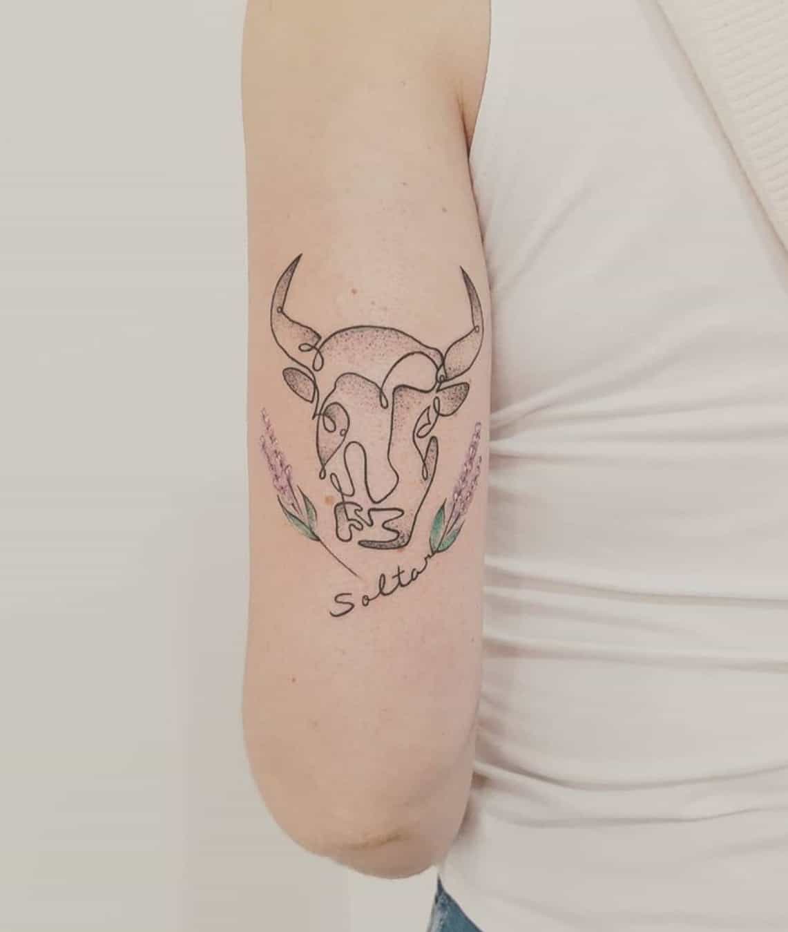 Taurus tattoos for men 0078