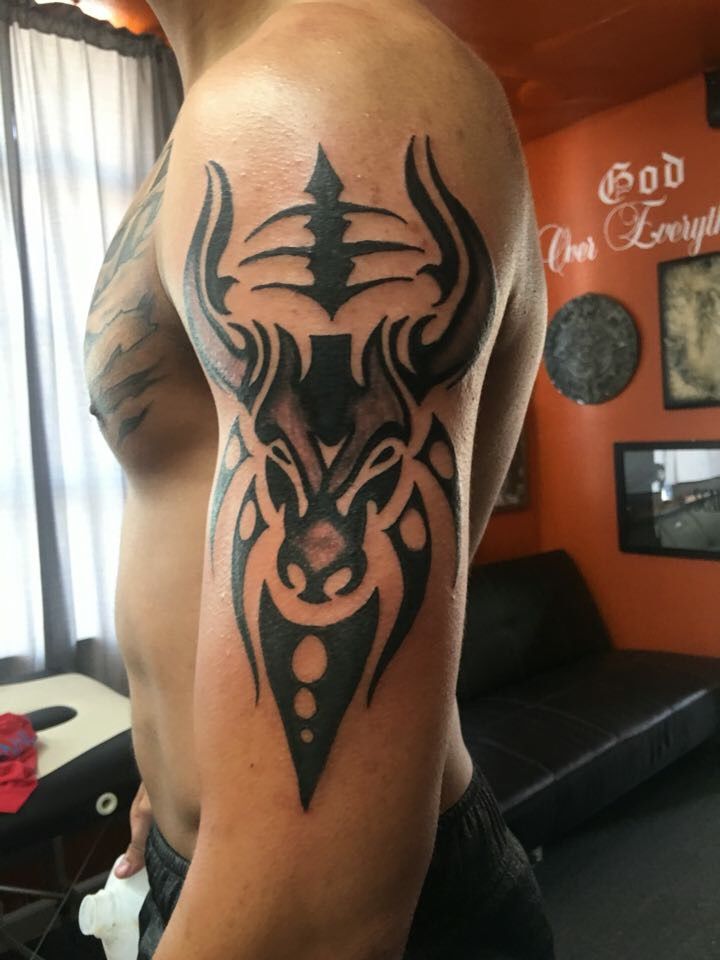 Taurus tattoos for men 0098