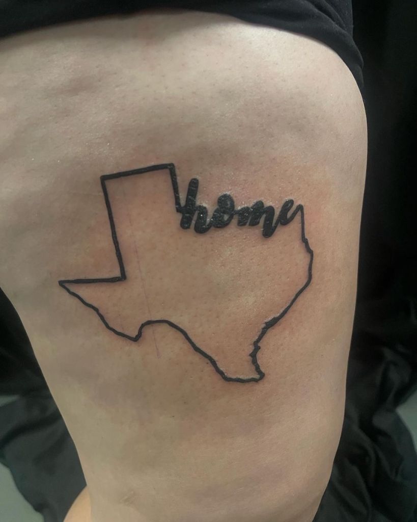 Texas tattoos for men 0020