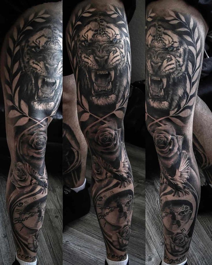 thigh tattoos for men 0080