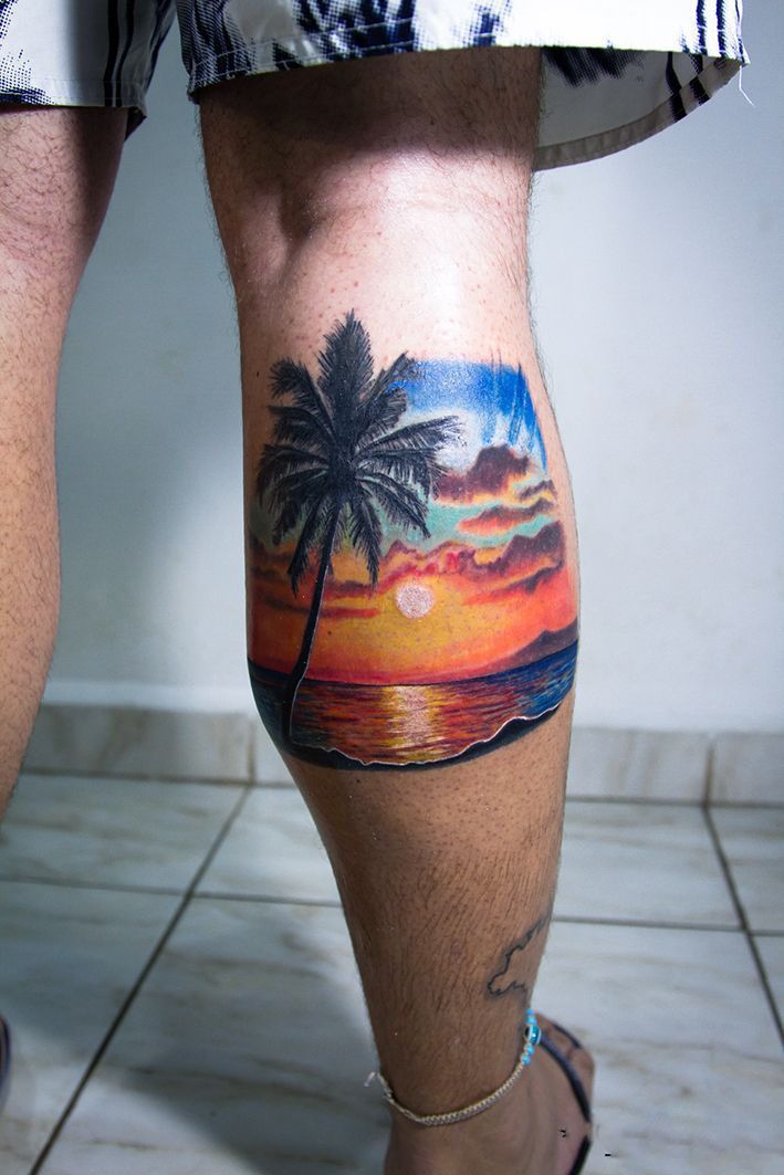 thigh tattoos for men 0086