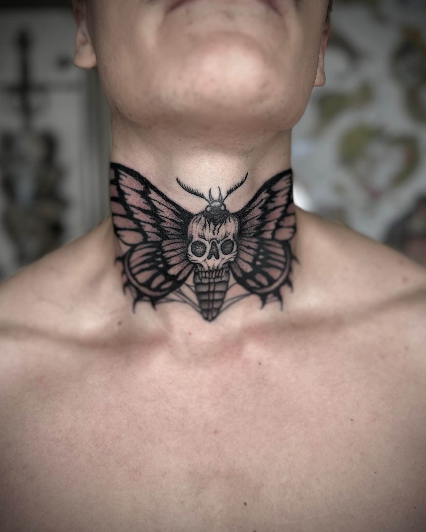 throat tattoos for men 0033