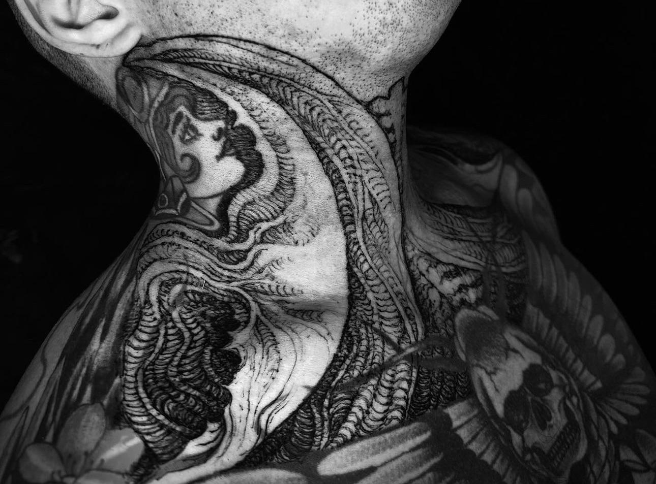 throat tattoos for men 0041