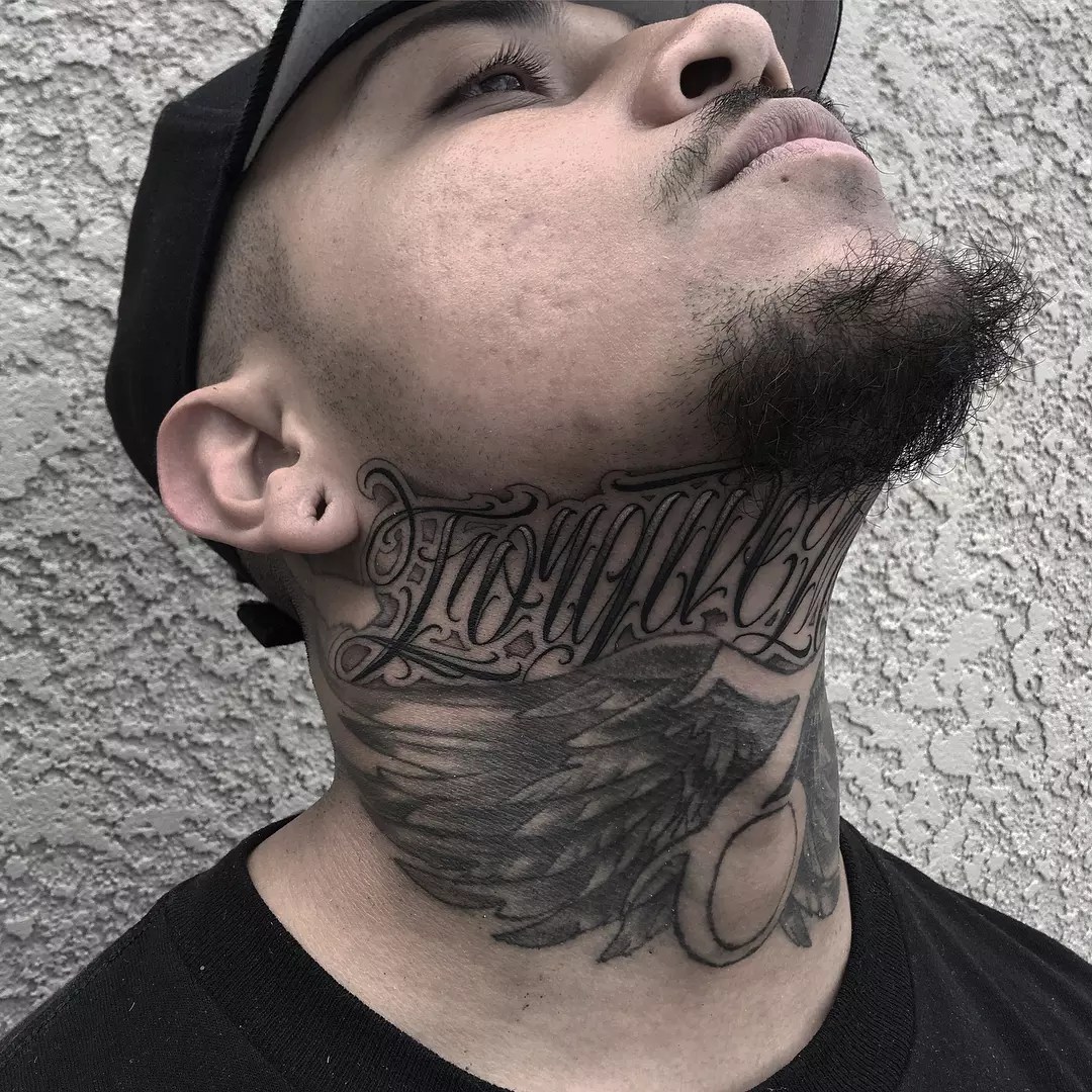 throat tattoos for men 0043