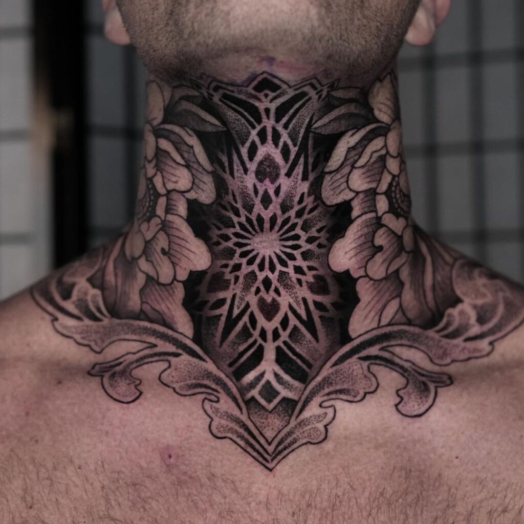 throat tattoos for men 0059