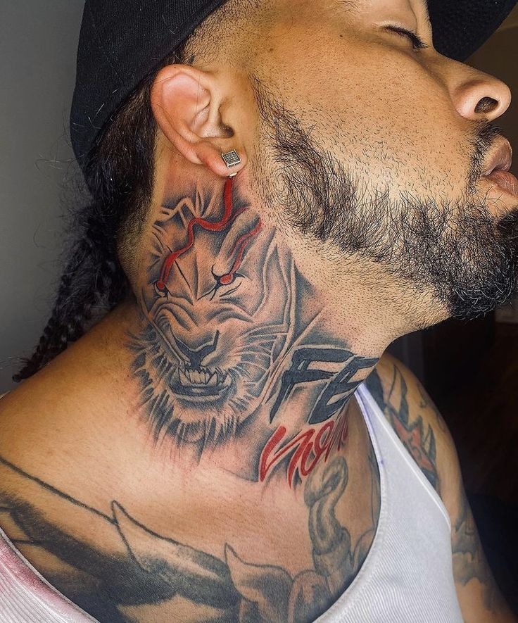 throat tattoos for men 0068