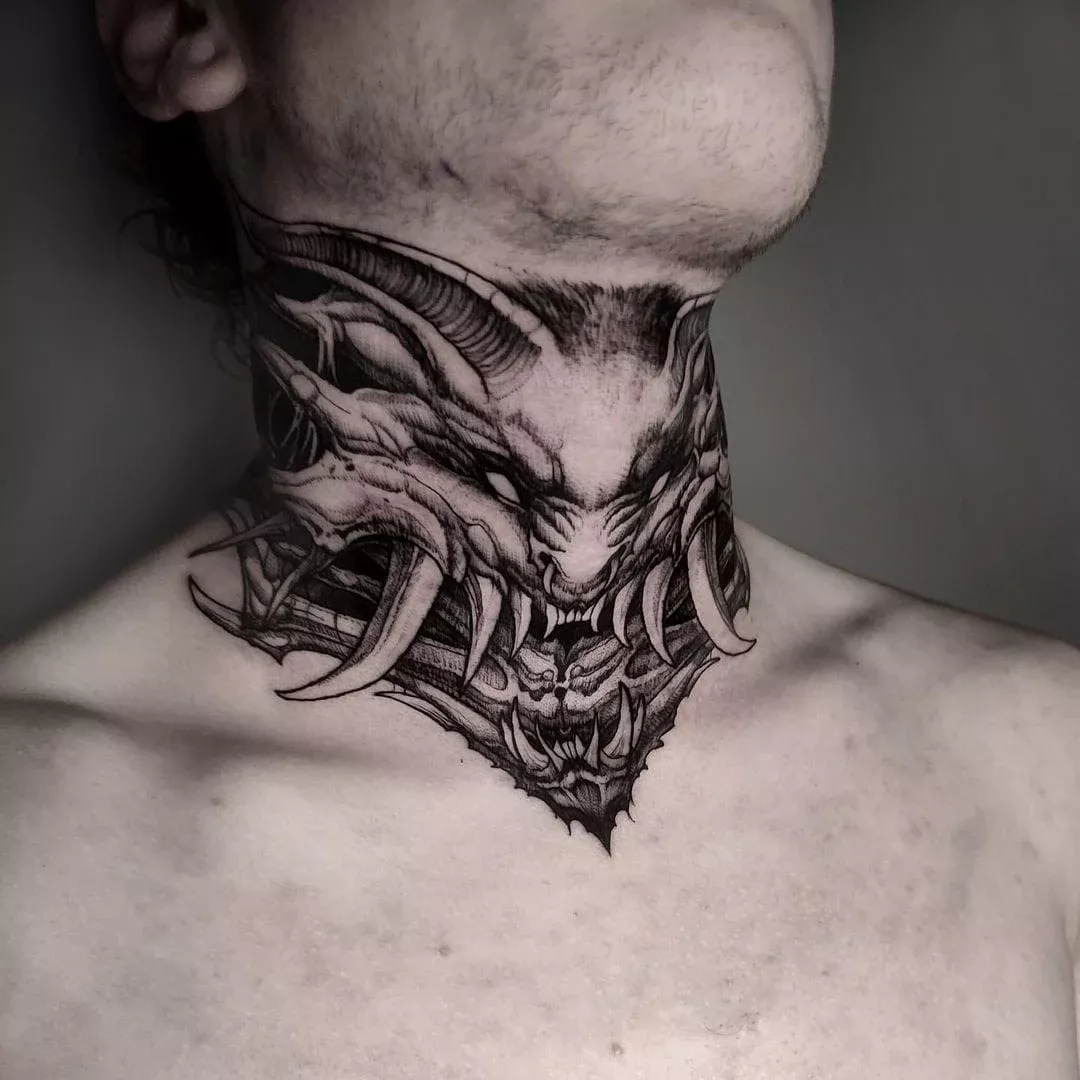 throat tattoos for men 0079