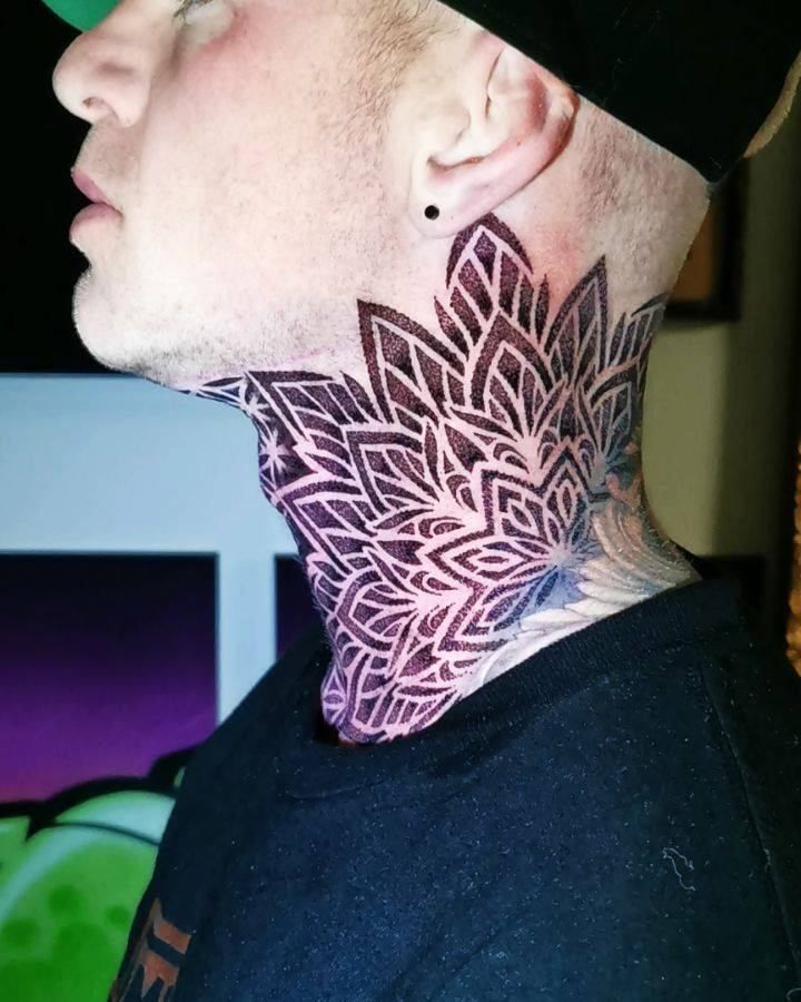 throat tattoos for men 0087