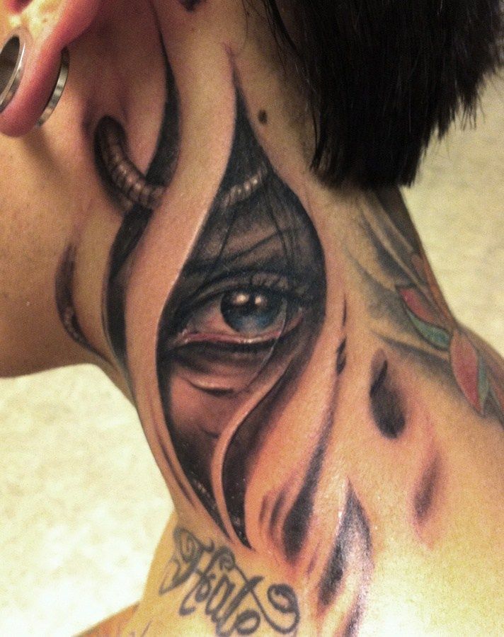 throat tattoos for men 0091