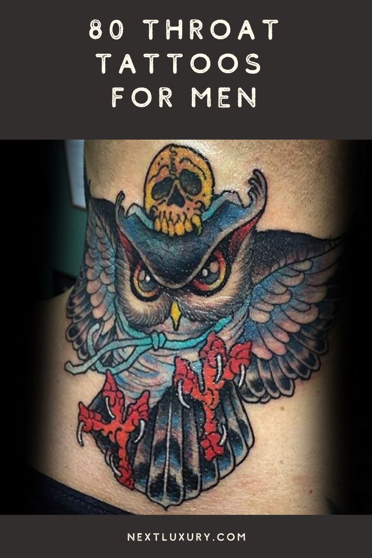 throat tattoos for men 0092