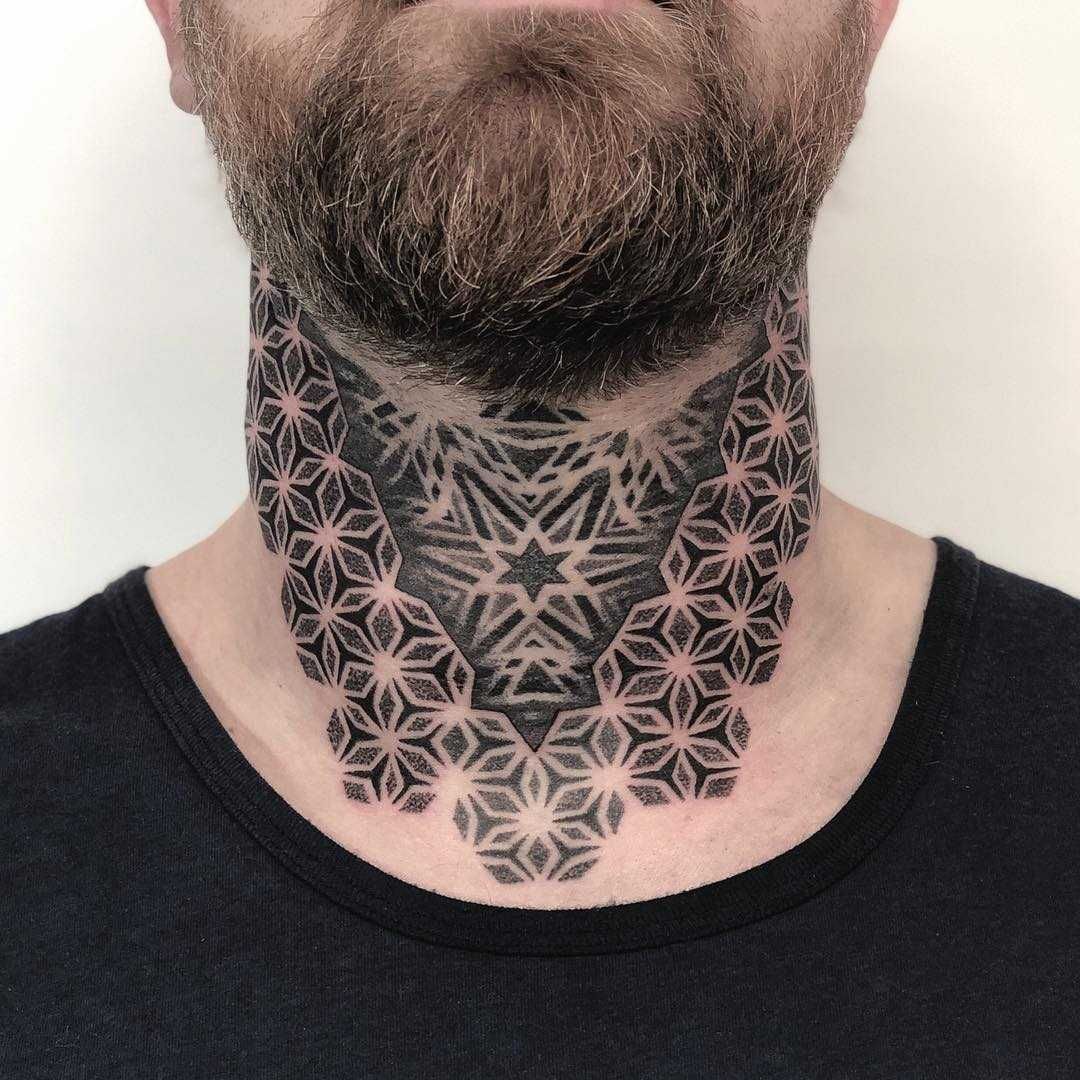 throat tattoos for men 0094