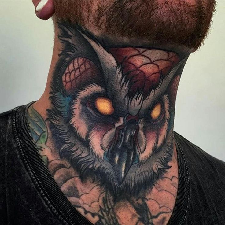 throat tattoos for men 0099