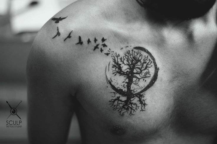 tree of life tattoos for men designs