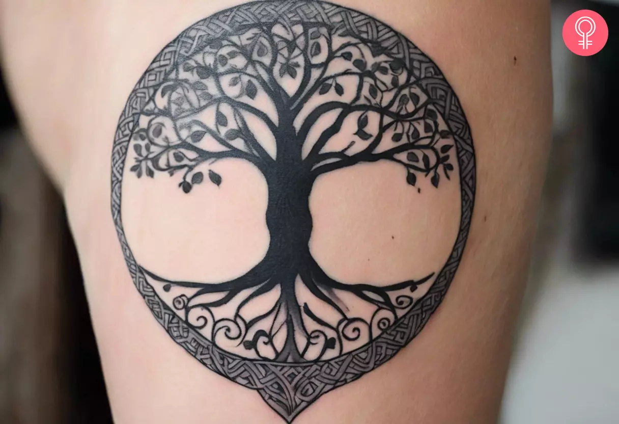 tree of life tattoos for men with animals