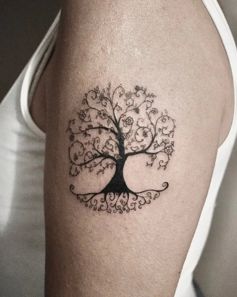 tree of life tattoos for men 0026