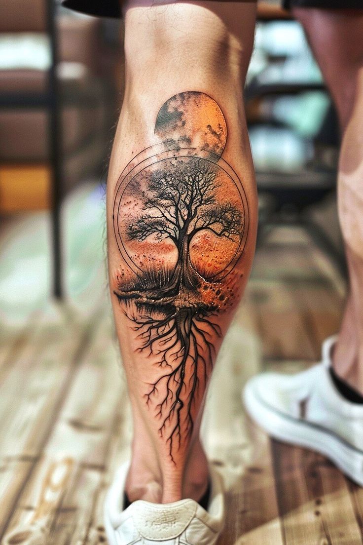 tree of life tattoos for men 0060