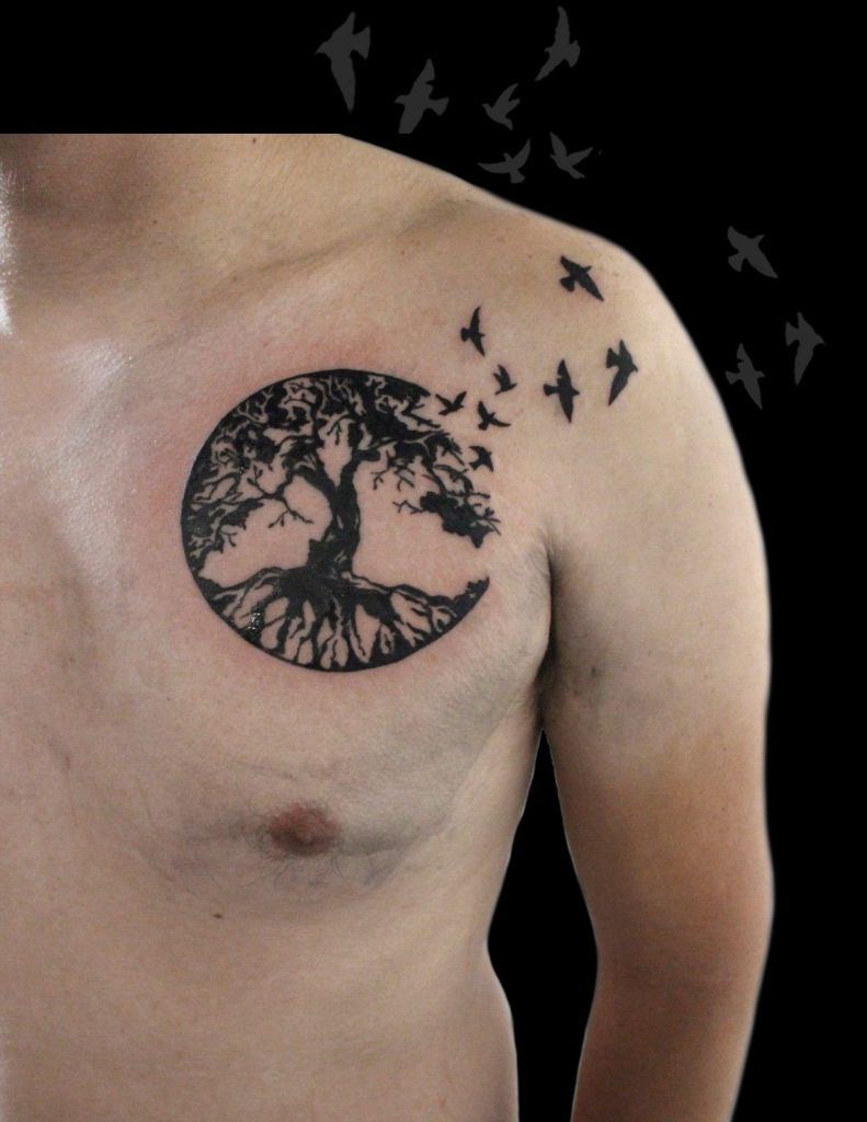 tree of life tattoos for men 0070