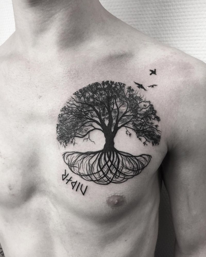 tree of life tattoos for men 0090