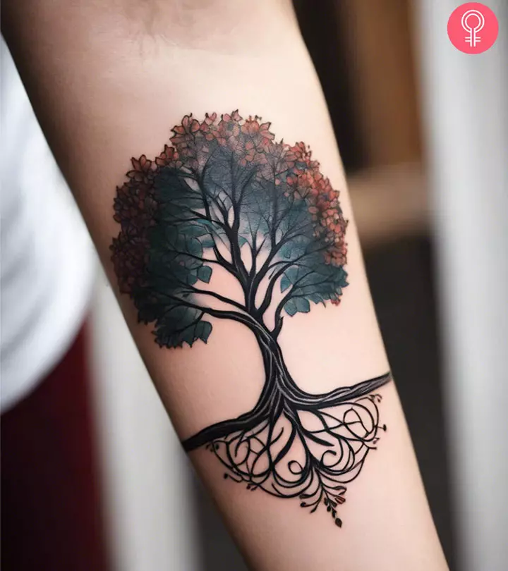 tree tattoo designs for men