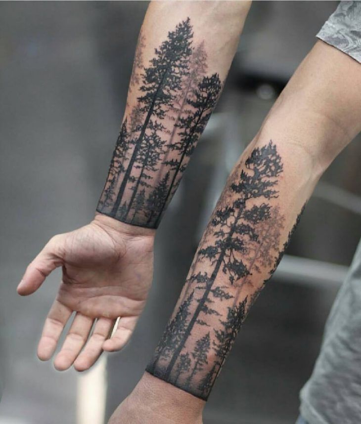 tree tattoo for men