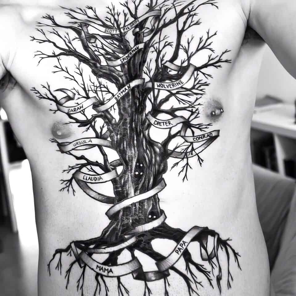 tree tattoos for men 0012