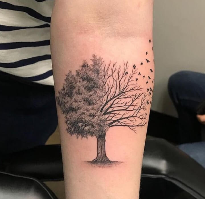 tree tattoos for men 0026