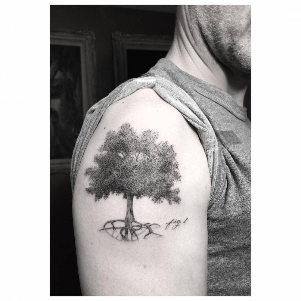 tree tattoos for men 0028