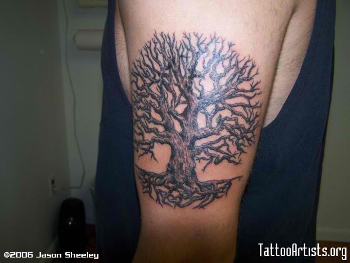 tree tattoos for men 0089