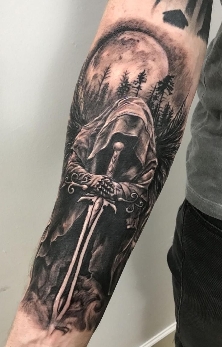 trends in badass forearm tattoos for men