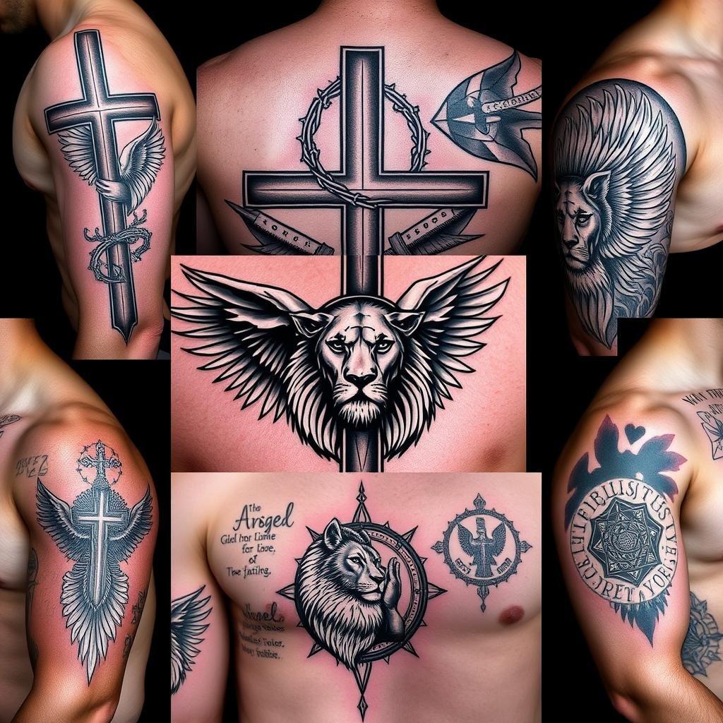 trends in religious sleeve tattoos for men