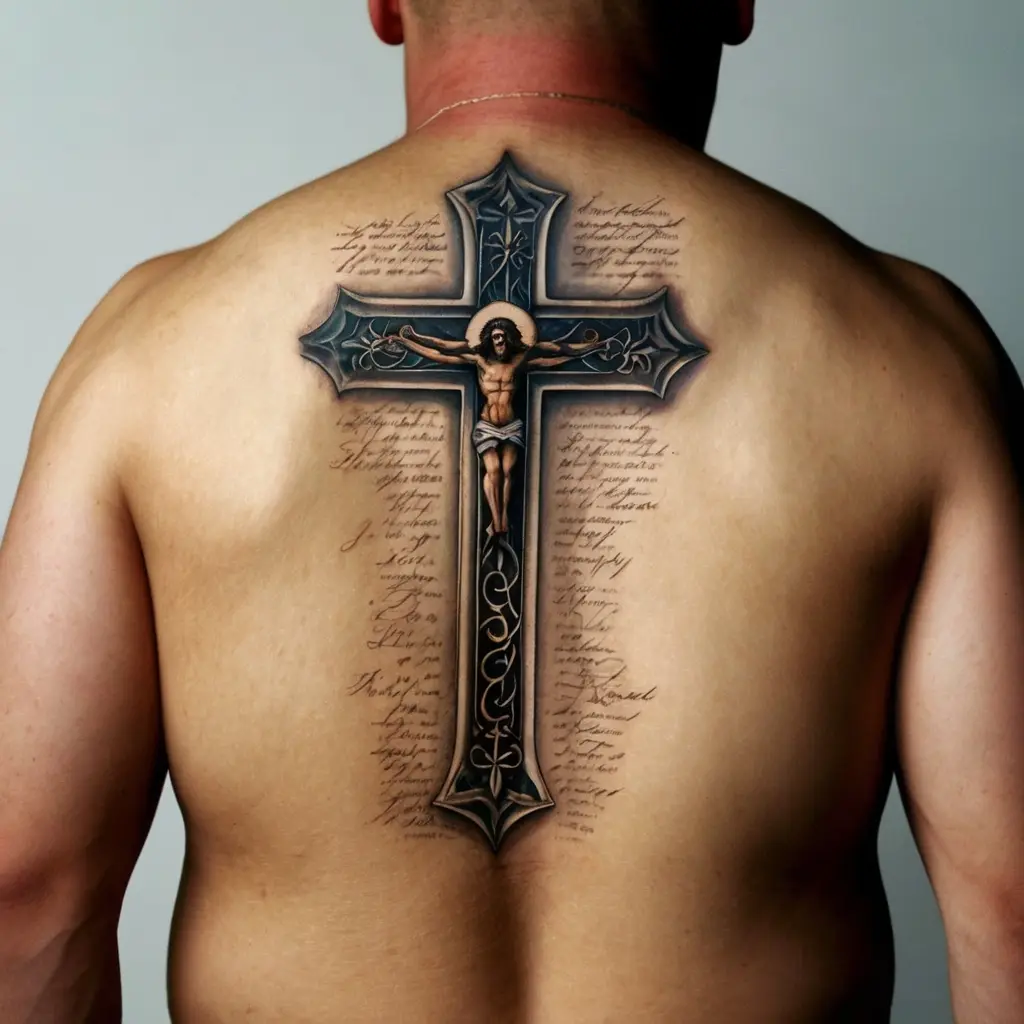 trendy bible verse tattoos for men chest concepts