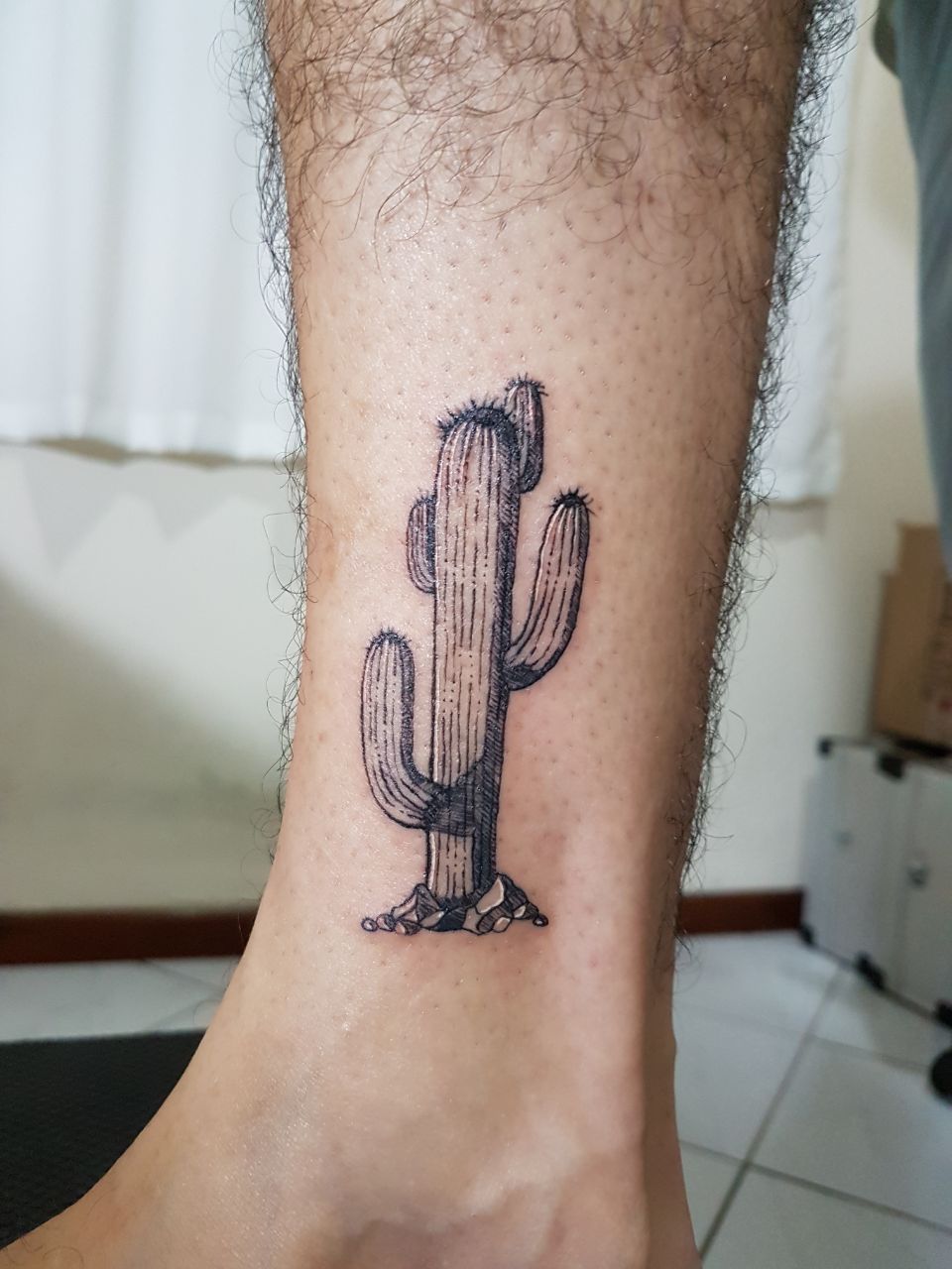 trendy cactus tattoos for men