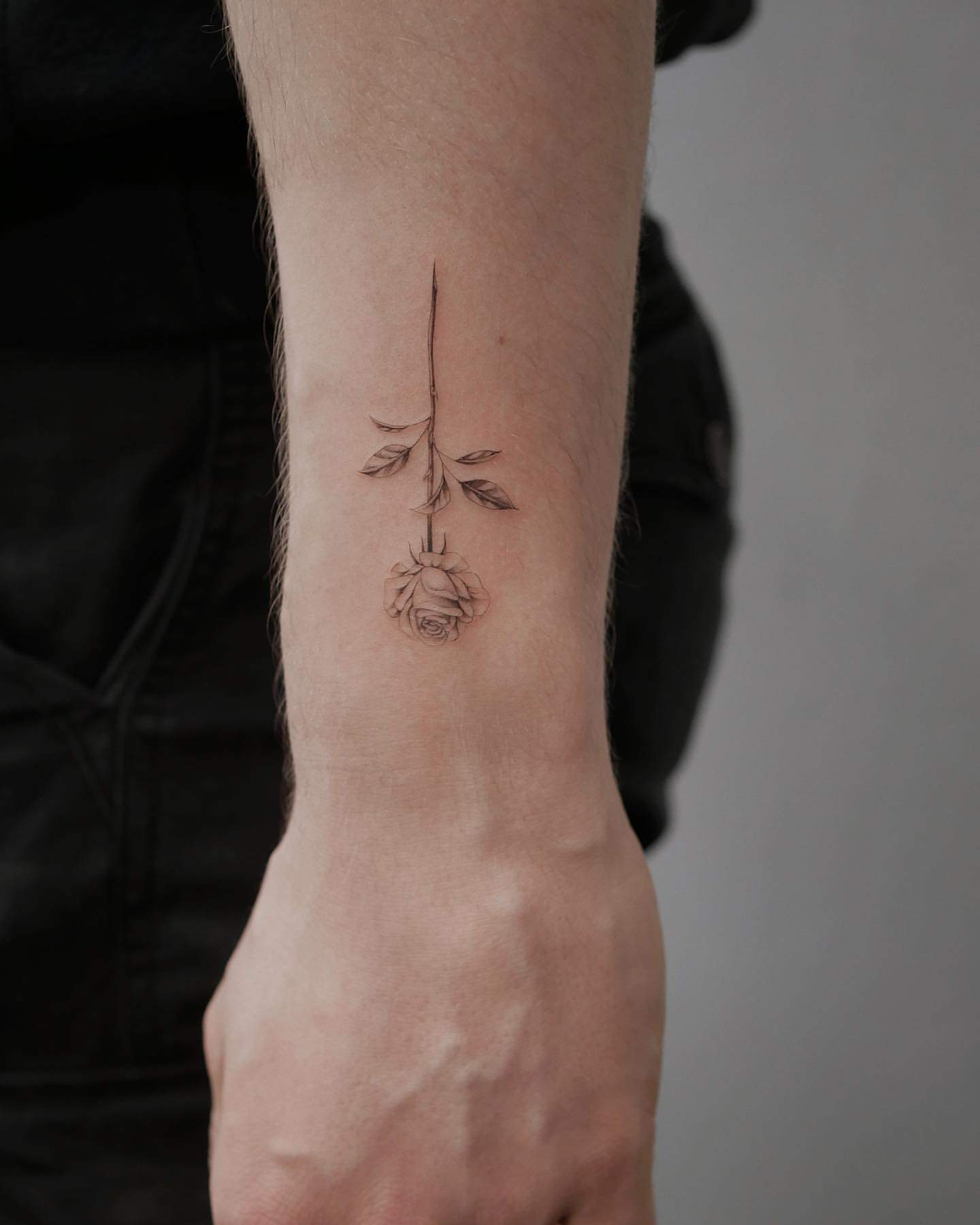 trendy minimalist tattoos for men