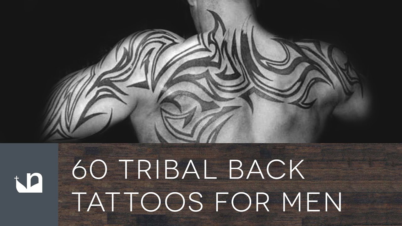 tribal back tattoos for men ideas