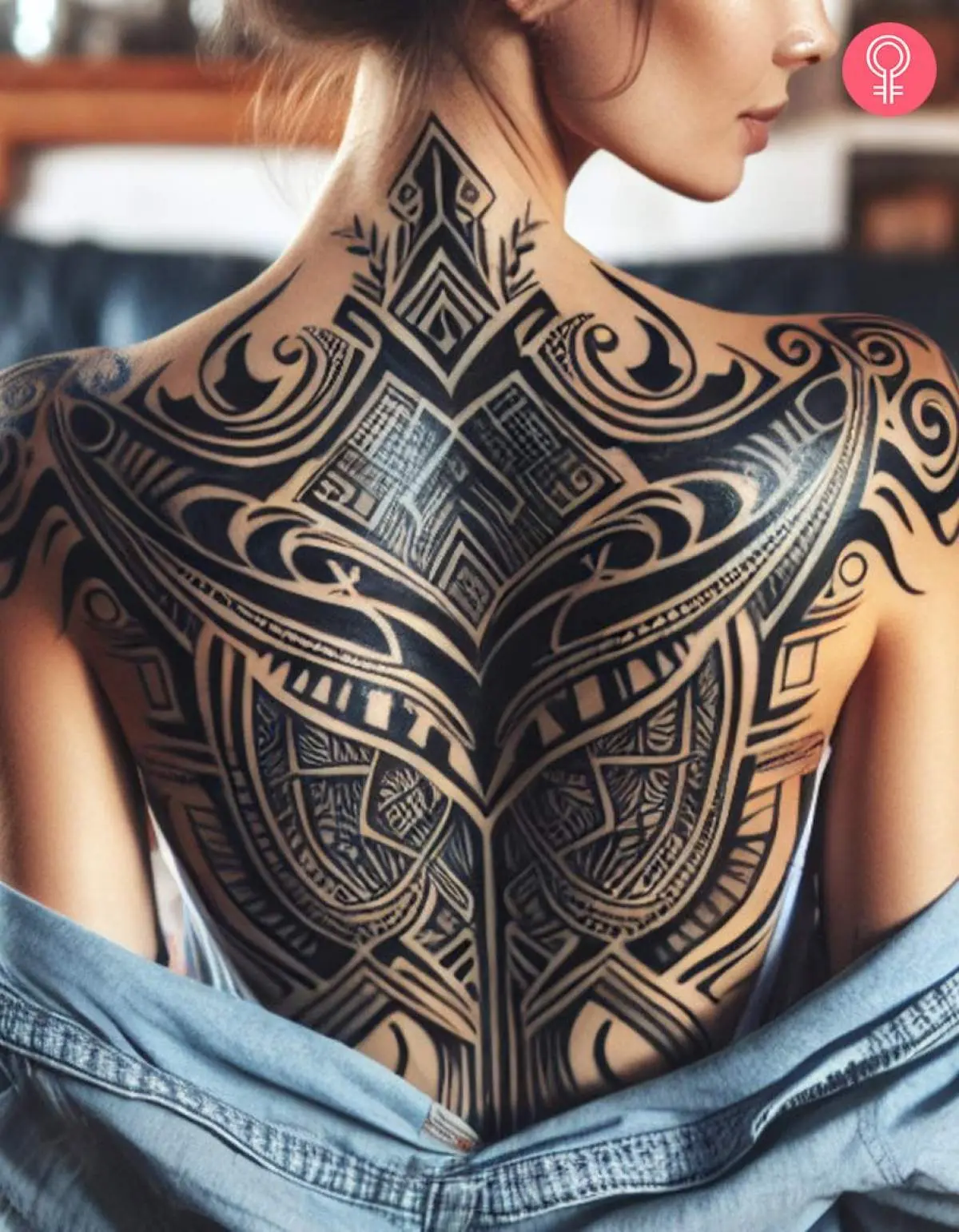 tribal back tattoos for men 0010